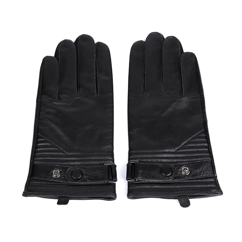 Sheep or Goat Mens Leather Gloves DHL-01 image 2