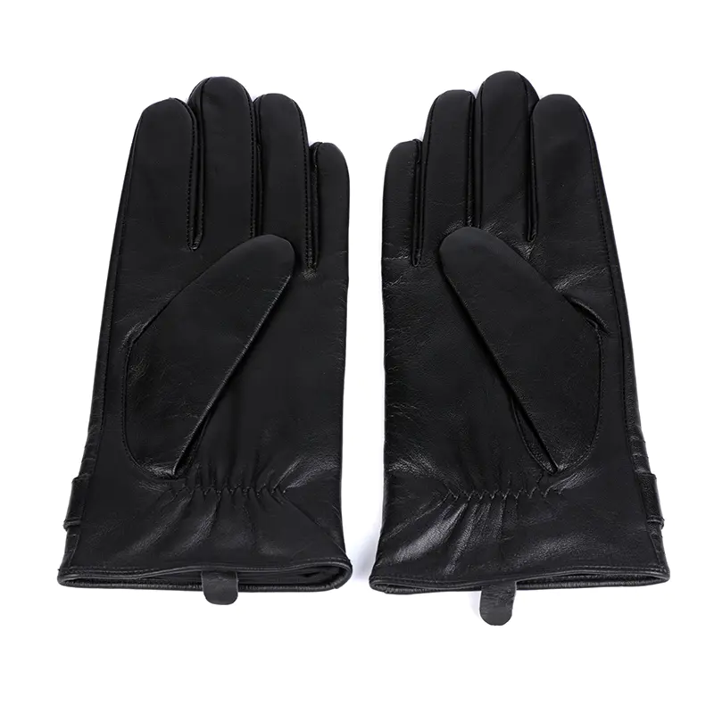 Sheep or Goat Mens Leather Gloves DHL-01 image 3