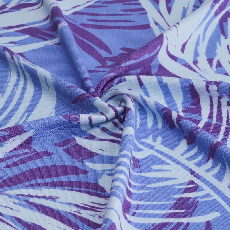 Rayon Spandex Jersey Allover Print Ecovero Fabric image 1