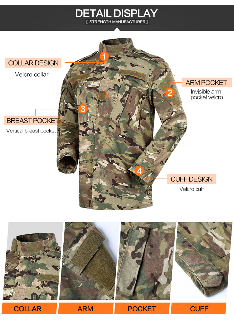 FA005 CP Multicam Camouflage Clothing Military Uniform image 7