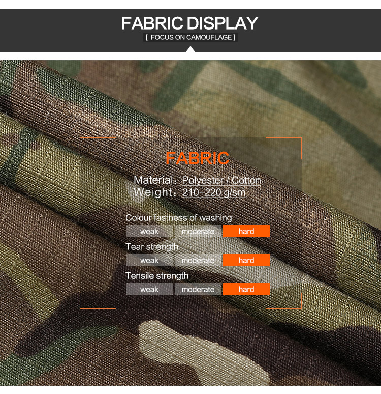 FA005 CP Multicam Camouflage Clothing Military Uniform image 9