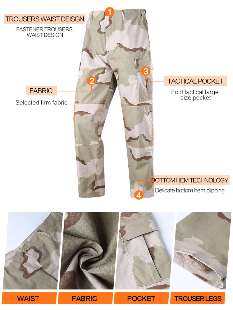 BDU Outdoor Combat Tactical Clothing Manufacture in China image 8