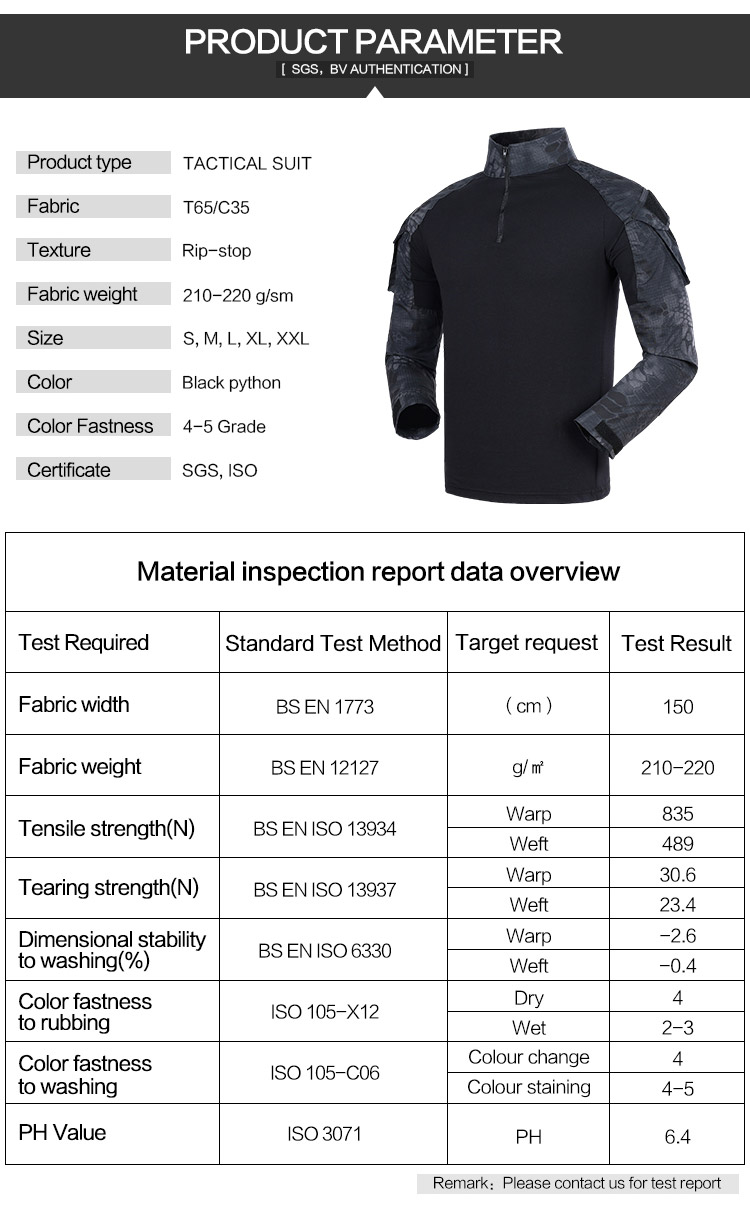 Black Python Camo Tactical Uniform image 6