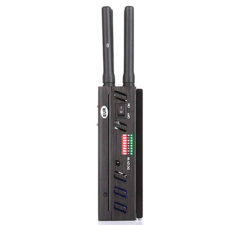 8 Band Portable Cell Phone Jammer Jams 2G/3G/4G GPS WiFi Lojack Frequency image 4