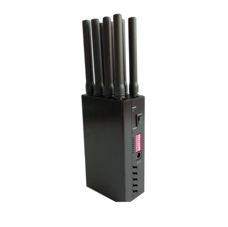 8 Band Portable Cell Phone Jammer Jams 2G/3G/4G GPS WiFi Lojack Frequency image 5