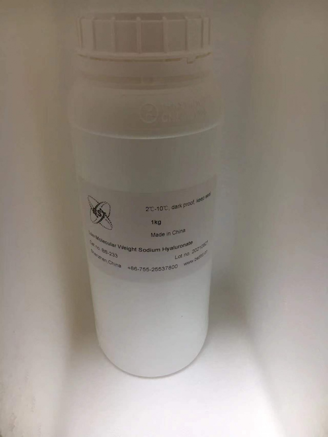 Low Molecular Weight Sodium Hyaluronate (CAS no: 9067-32-7)