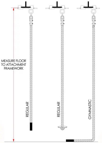 Indoor Climbing Ropes | Natural Manila image 6