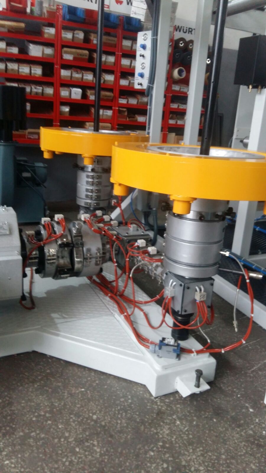 APM Ø60 HDPE Double Head Extruder Film Machine image 2