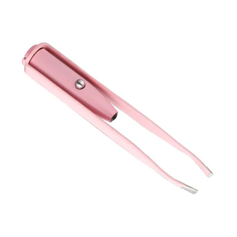 Stainless Steel LED Luminous Eyebrow Trimming Tweezers OH-E07 image 1