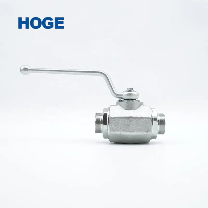 KHB-M422 M362 M301.5 High Pressure Pneumatic Control Ball Valve Hydraulic Stainless Steel image 2