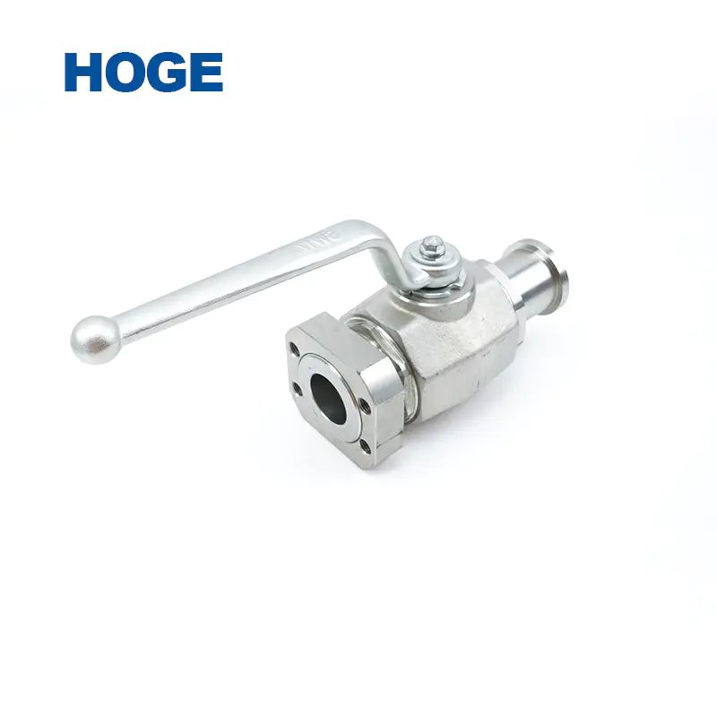 BKH-SAE210-13D/S BKH-SAE210-20D/S Long Handle Hydraulic Priority Valve Sanitary Flanged Ball Valve image 2