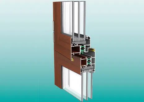 Aluminum Profile for Flat Door and Windows image 2