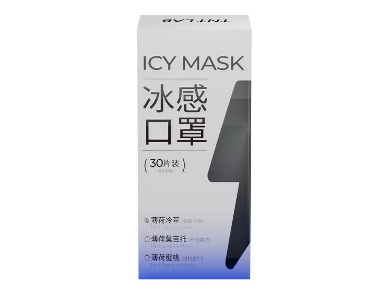 3 Ply Disposable Icy Scented Face Mask (Pink: Mint Peach, Green: Mint Lime, Blue: Mint Citrus) image 6