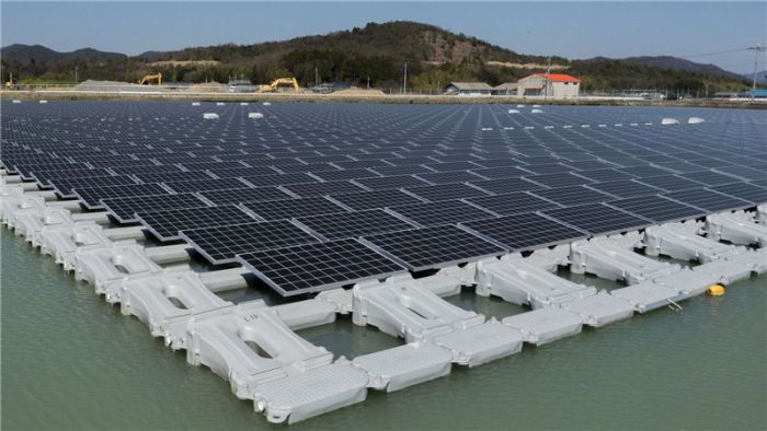 Floating Solar Panel Mounting System image 1