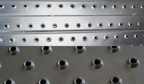 Dimple Perforated Sheet Steel Grating image 1