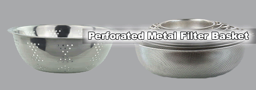 Stainless Steel Perforated Strainer Basket image 3