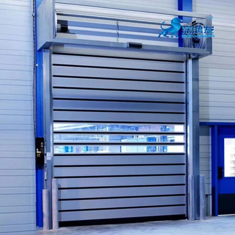 Auto Aluminum Alloy turbine High Speed Door image 2