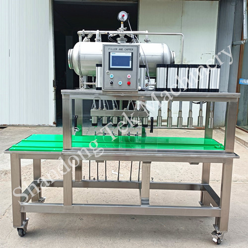 Isobaric Beer Bottle Filling Capping Machine image 1