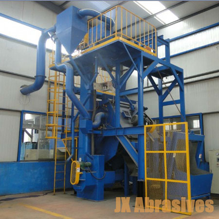 Rubber & Steel Belt Tumblast Machine image 1