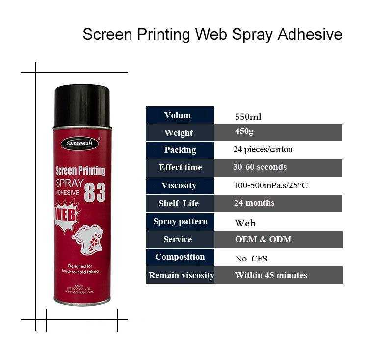 Temporary Fabric Screen Printing Frame Heat Transfer Adhesive Spray image 3