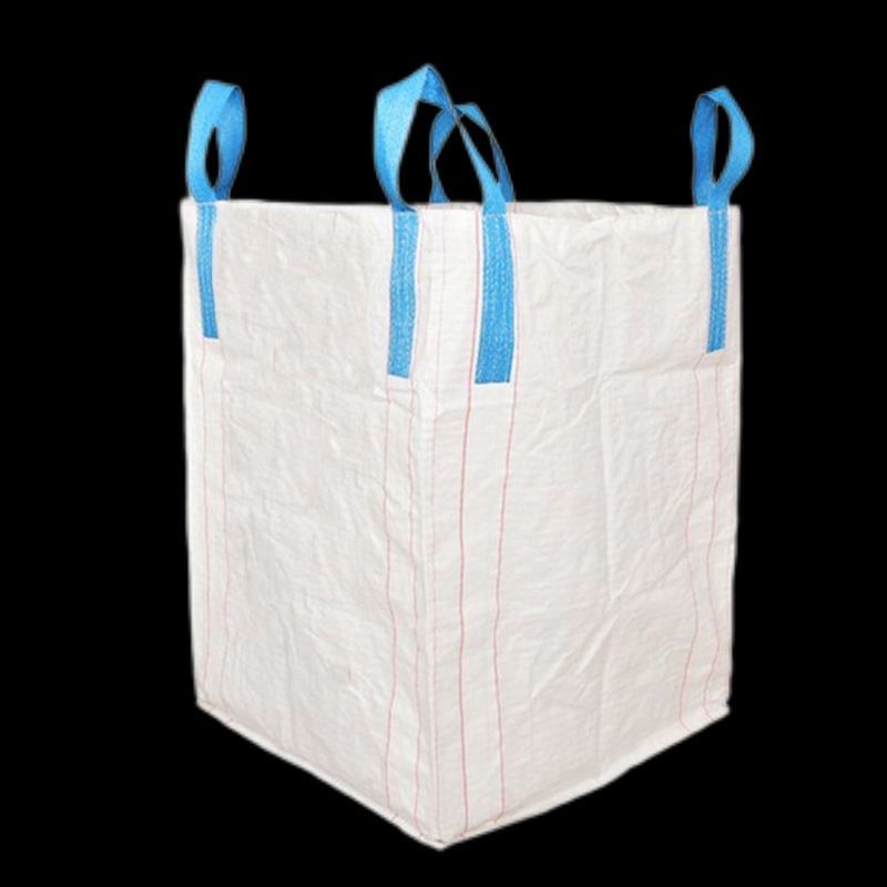 43×43×39'' Woven Polypropylene Bulk Bags Blue Loop Graphite PP FIBC Bags image 1