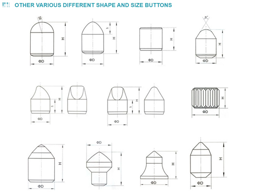 Tungsten Carbide Buttons image 9