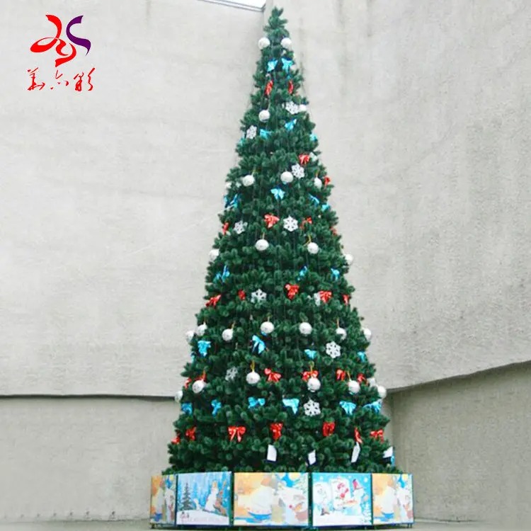 20ft 30ft 40ft 50ft Giant Outdoor Lighting Pvc Ball Clips Giant Led Ornament Felt Stand Artificial Decoration Christmas Tree image 7