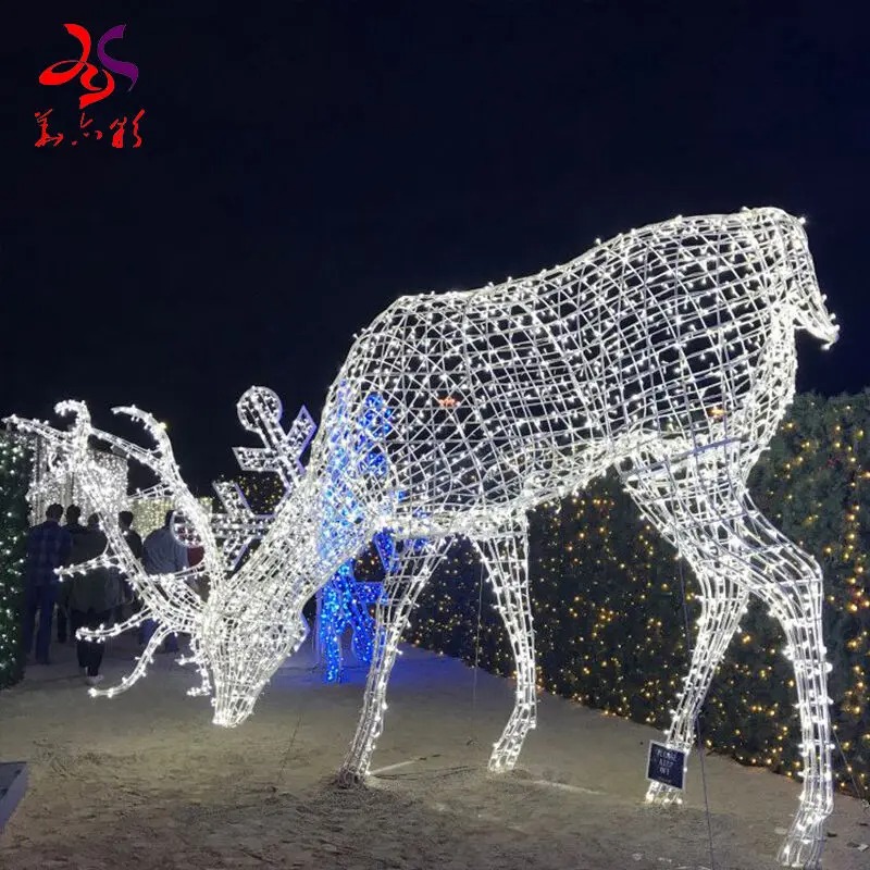 Waterproof High-quality LED Reindeer Lighting For Christmas image 6