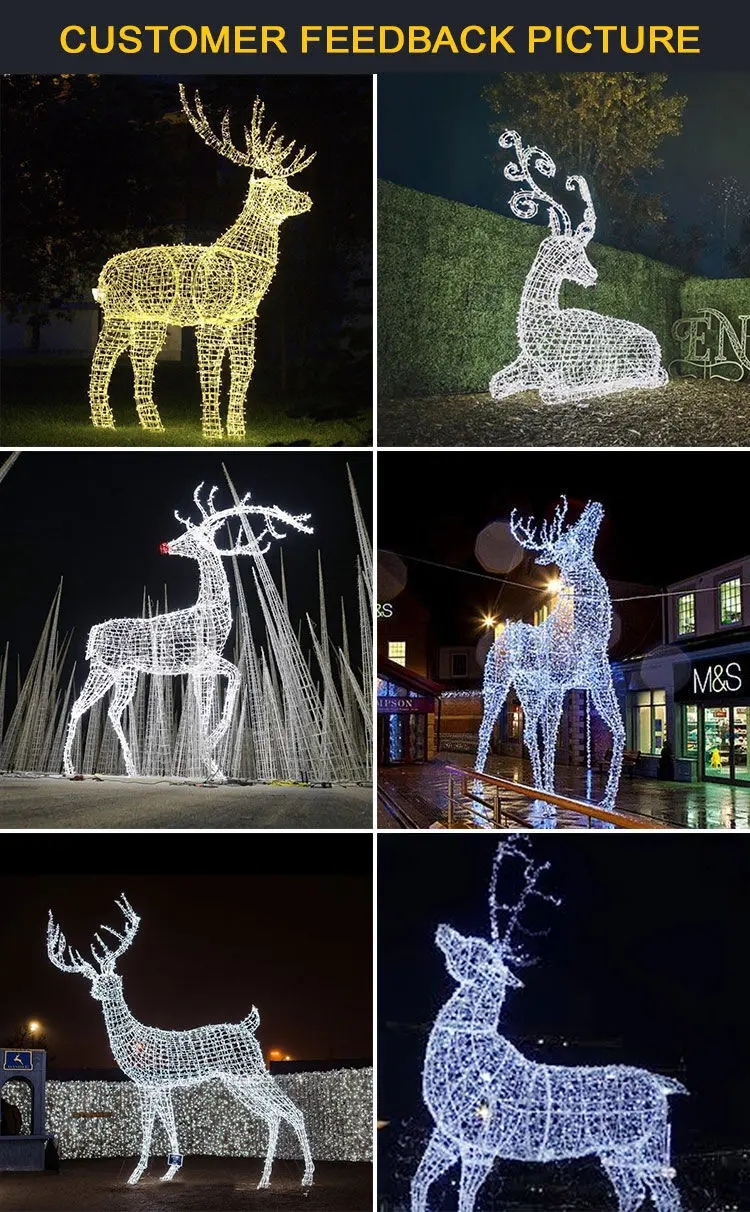 Waterproof High-quality LED Reindeer Lighting For Christmas image 9