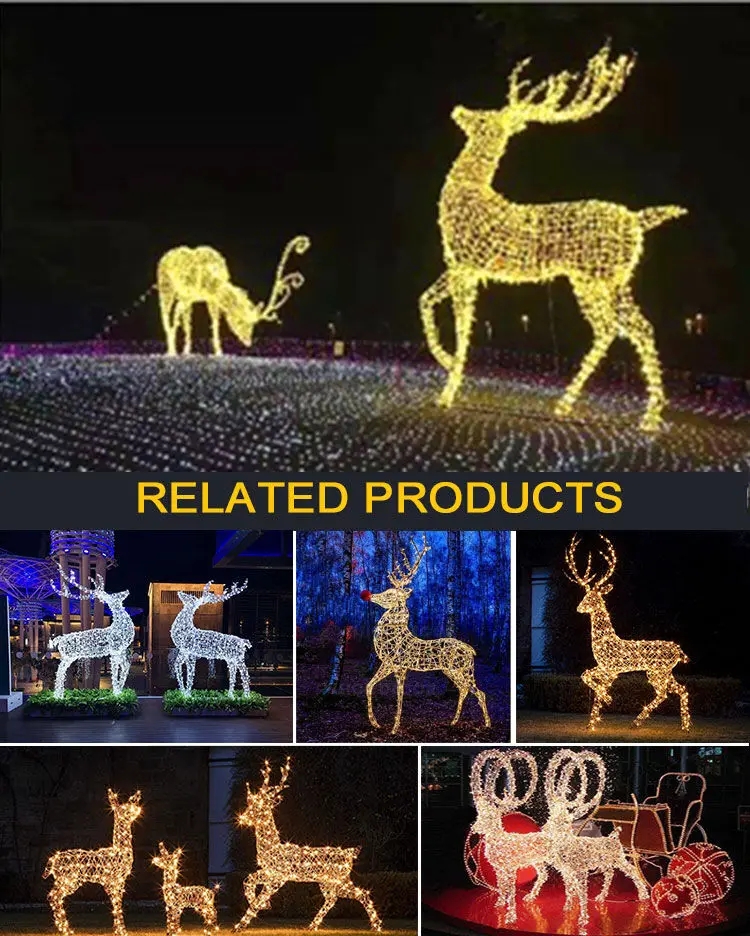 Waterproof High-quality LED Reindeer Lighting For Christmas image 10