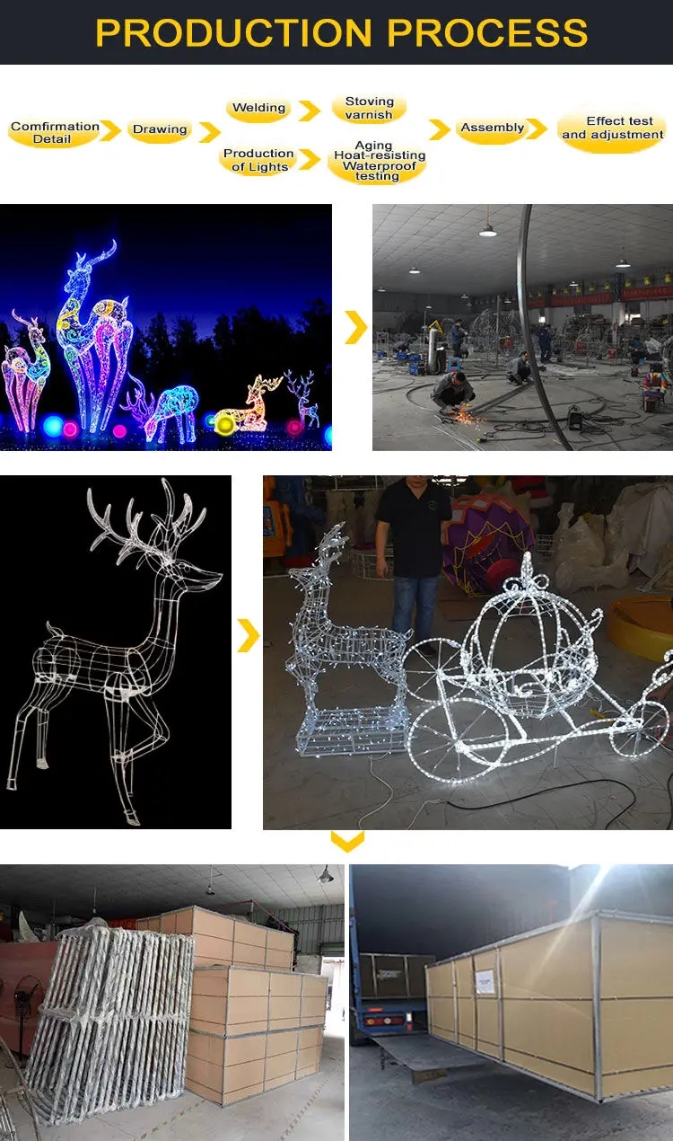 Waterproof High-quality LED Reindeer Lighting For Christmas image 11