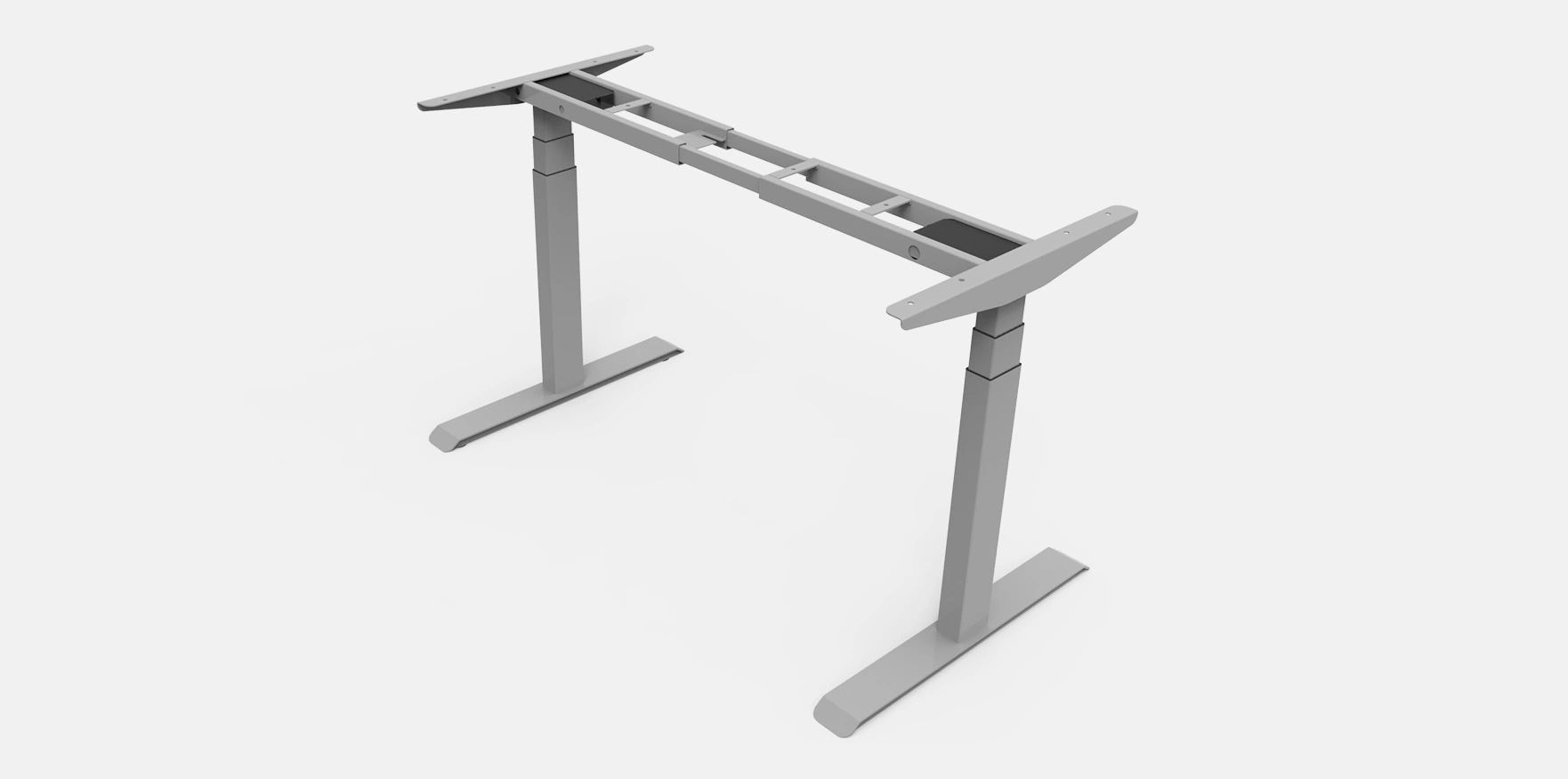 Office Dual Motor Three Segments Height Adjustable Desk image 5