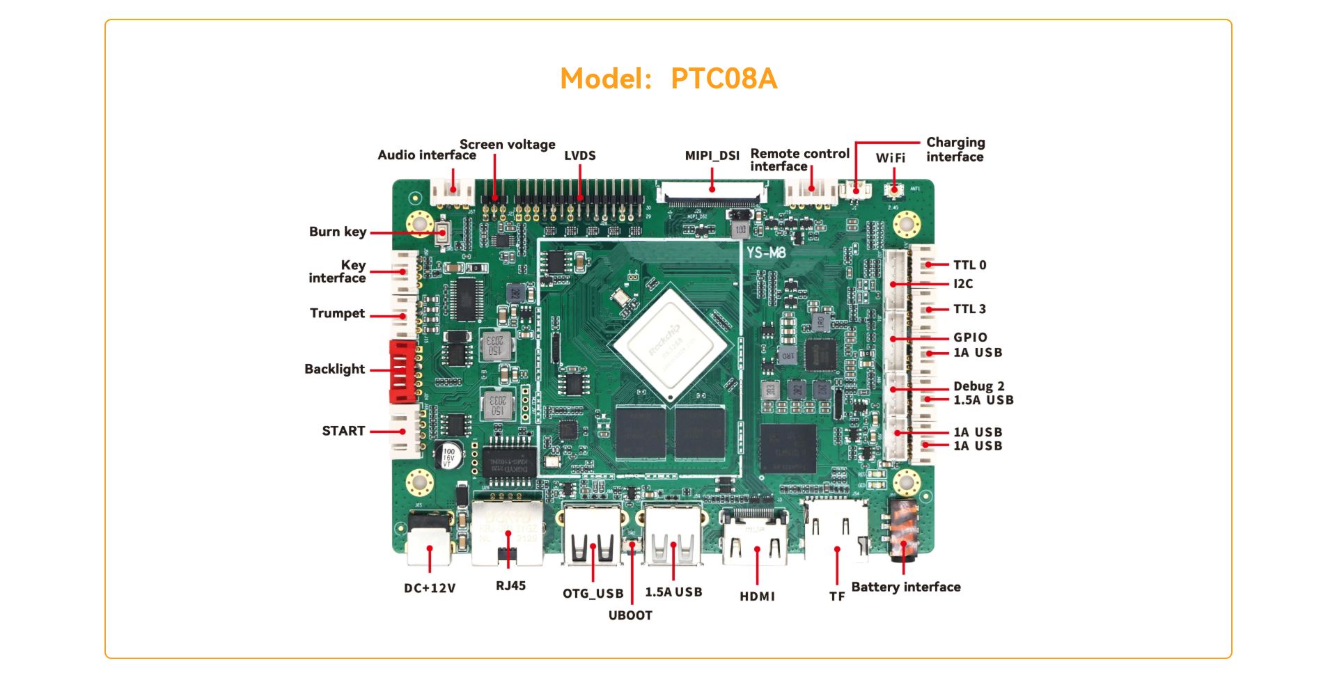 HUGEROCK PTC08A Industrial Computer - Fanless Panel PC All in One Touch Computer image 8