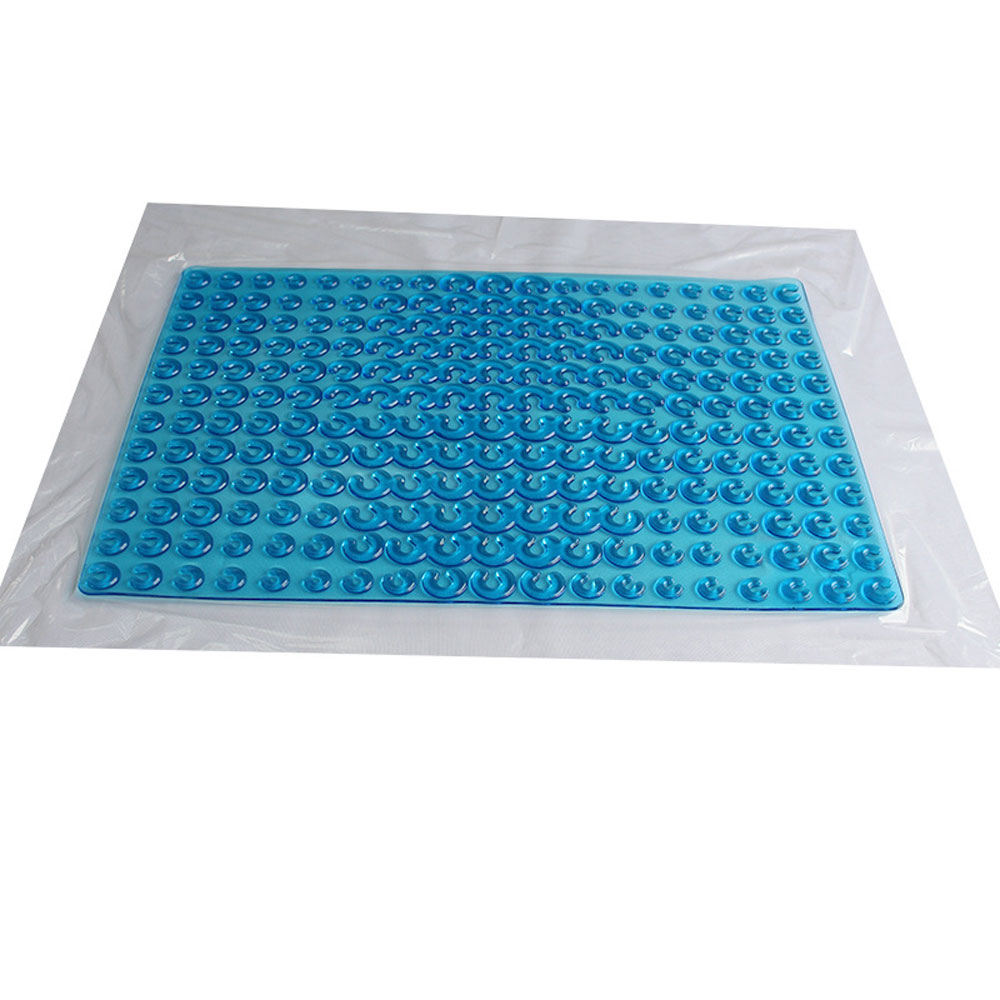 3D Blue Cooling Silica Gel Sheet For Pillow Mattress Pad image 1