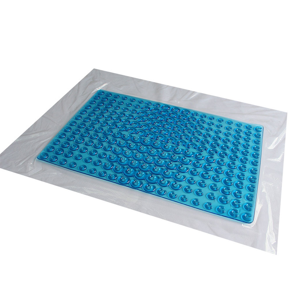 3D Blue Cooling Silica Gel Sheet For Pillow Mattress Pad image 2