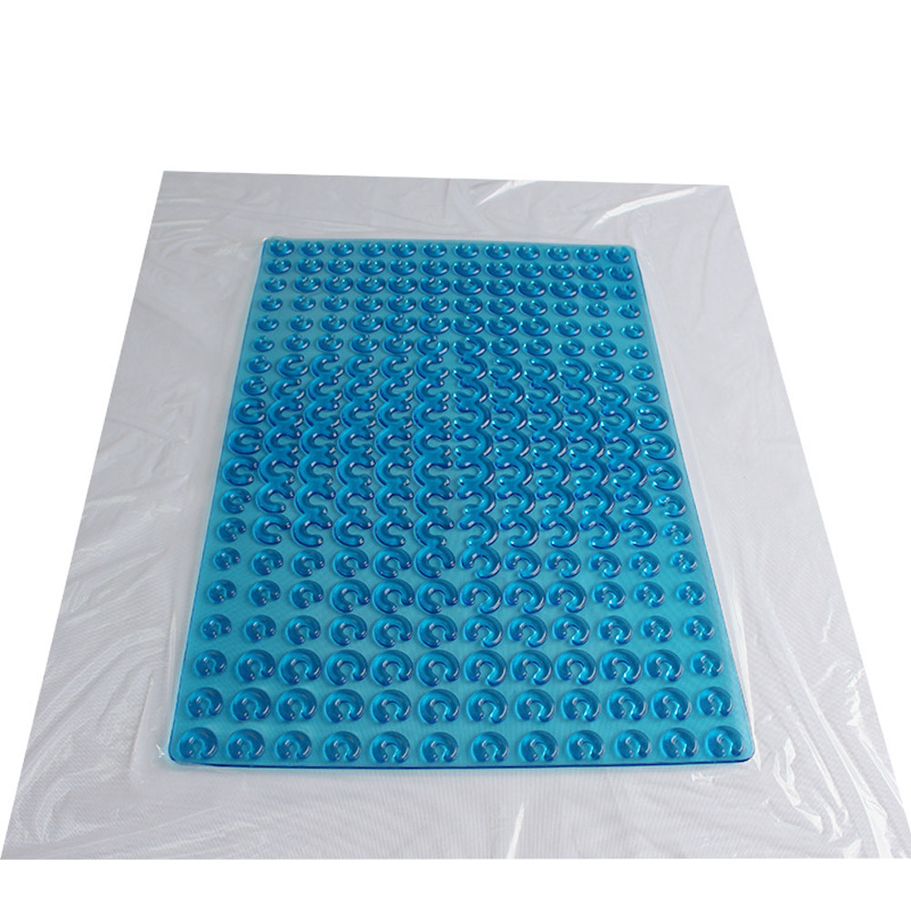 3D Blue Cooling Silica Gel Sheet For Pillow Mattress Pad image 4