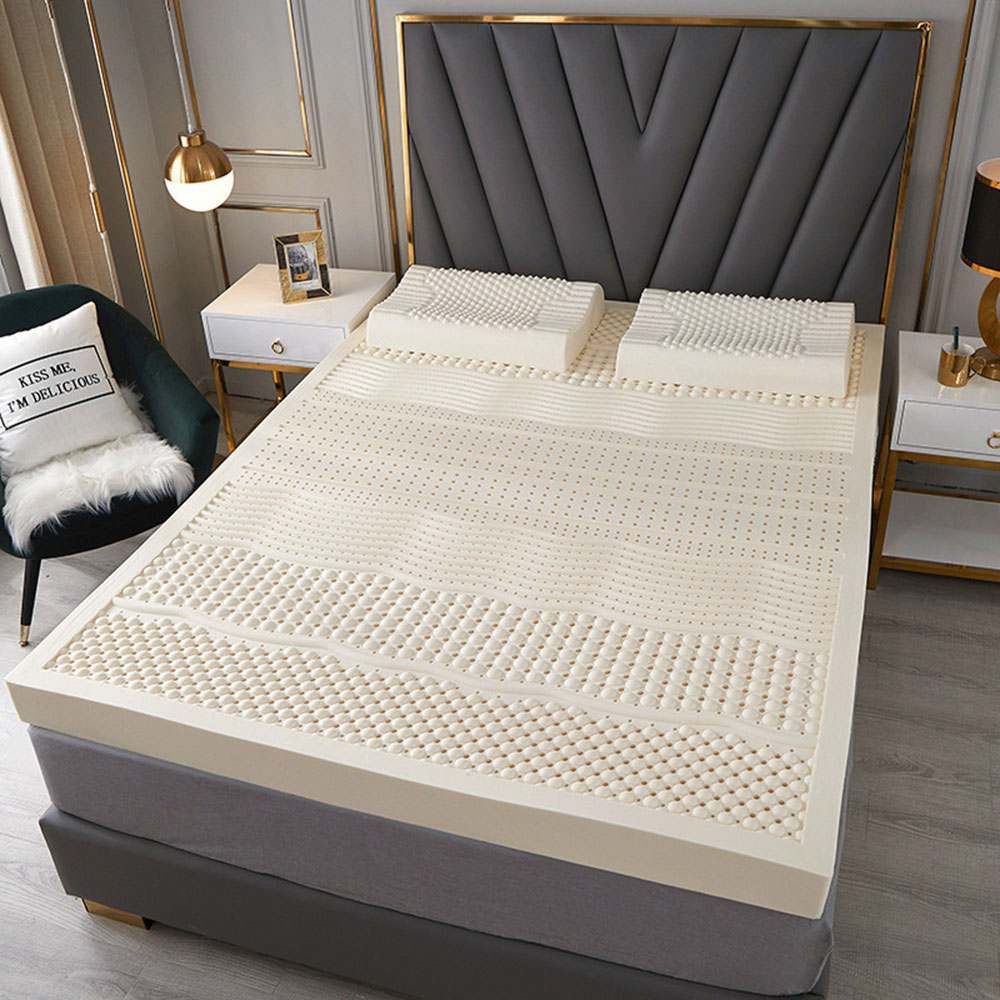 7 Zone Massage Natural Latex Mattress Topper image 2