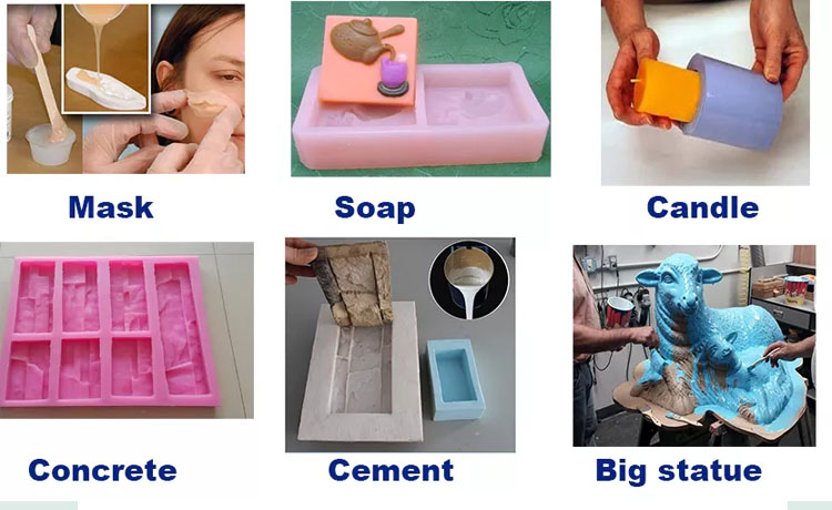 DC-A40 Silicone Rubber 40 Shore Silicone for Artificial Stone Sculpture Prototype image 5