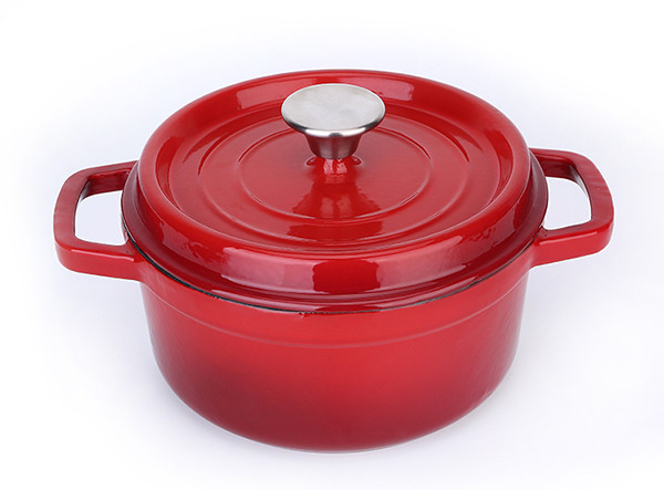 Cast Iron Enamel Kitchen Cookware Food Pot Casserole Dish image 4