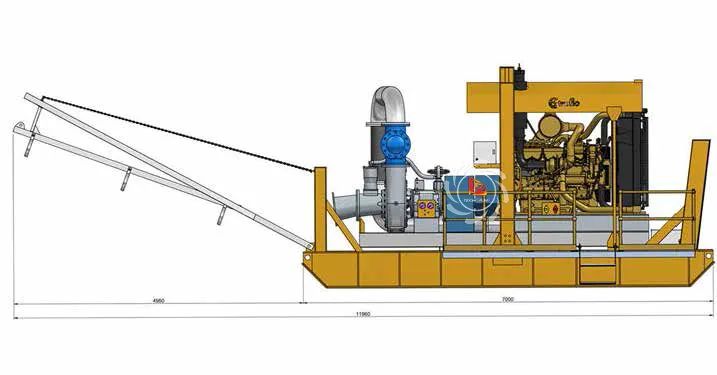 ZJ Floating Pontoon Set Mining Dewatering Slurry Pump image 7