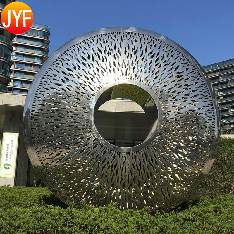 304 Circular Stainless Steel Sculpture image 1