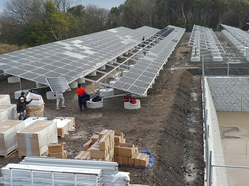 Aluminum Ground Mounting Structure For Solar PV Systems image 2