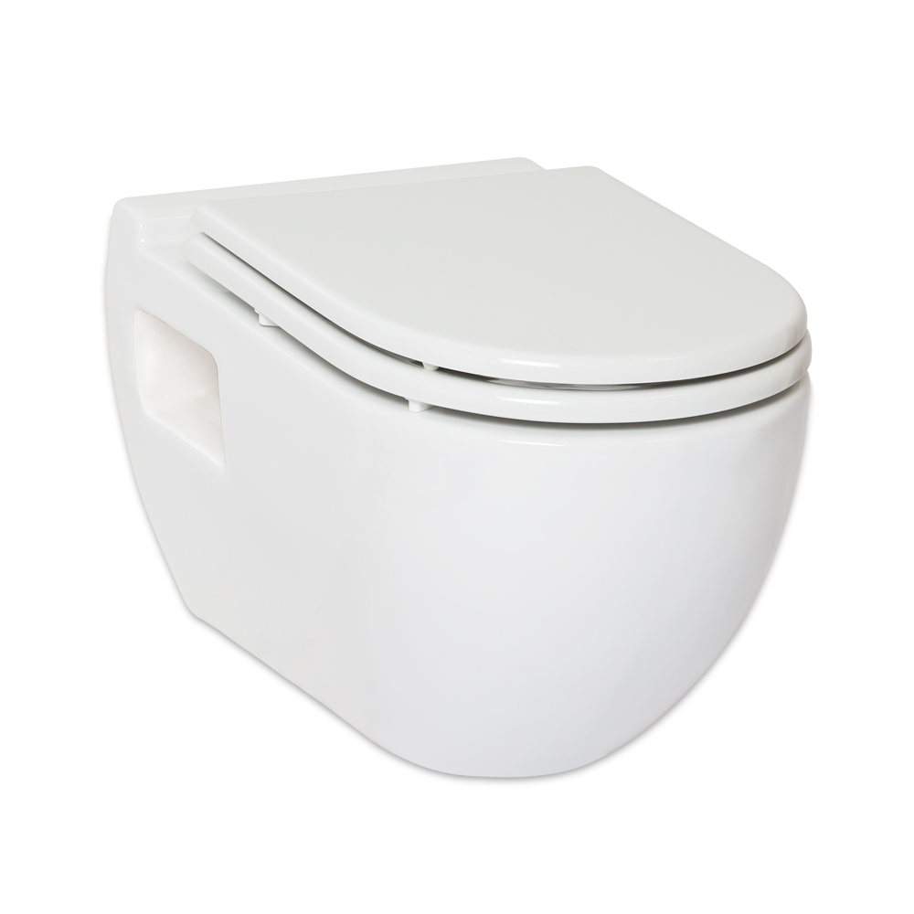 Mira Wall Hung Toilet Bowl 55 x 36 cm image 2