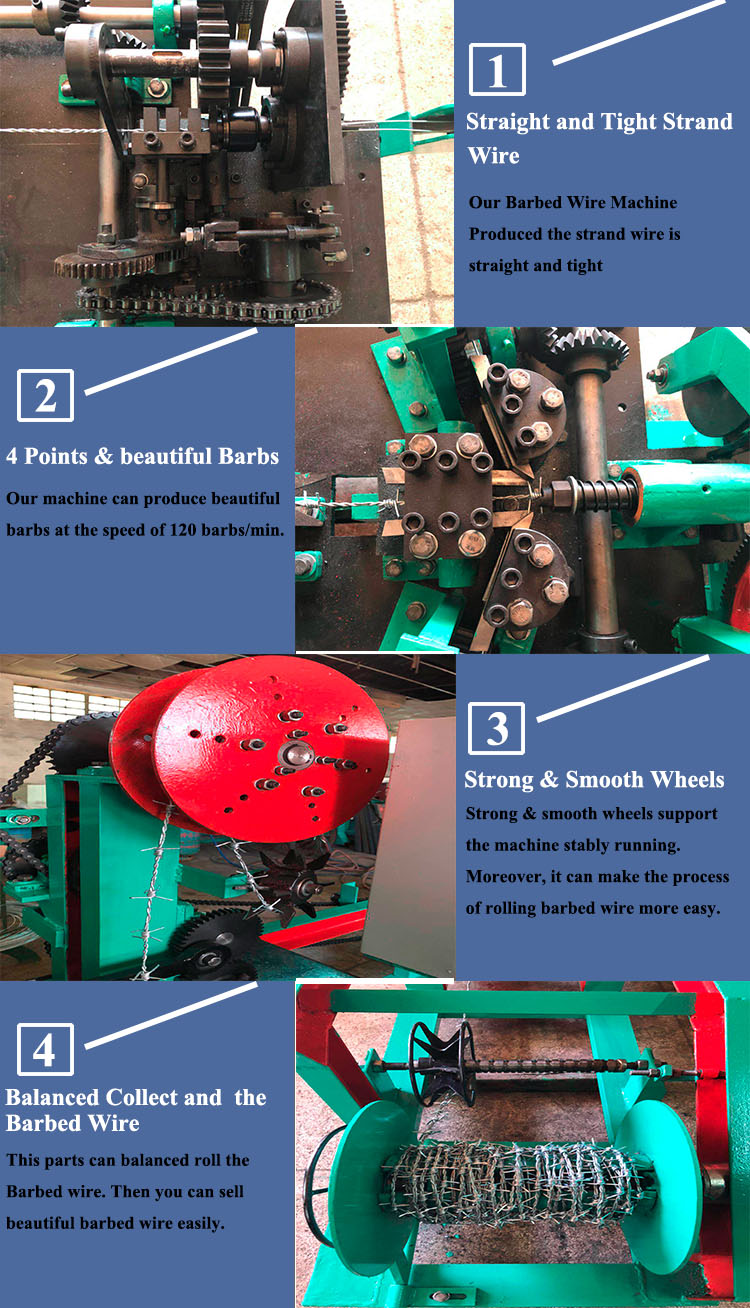 Automatic barbed wire making machine image 7