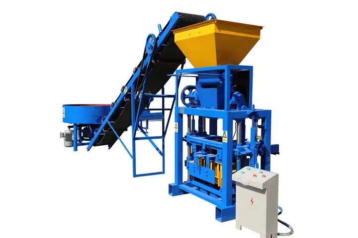 Concrete cement block machine price interlocking manual brick making machinery image 1