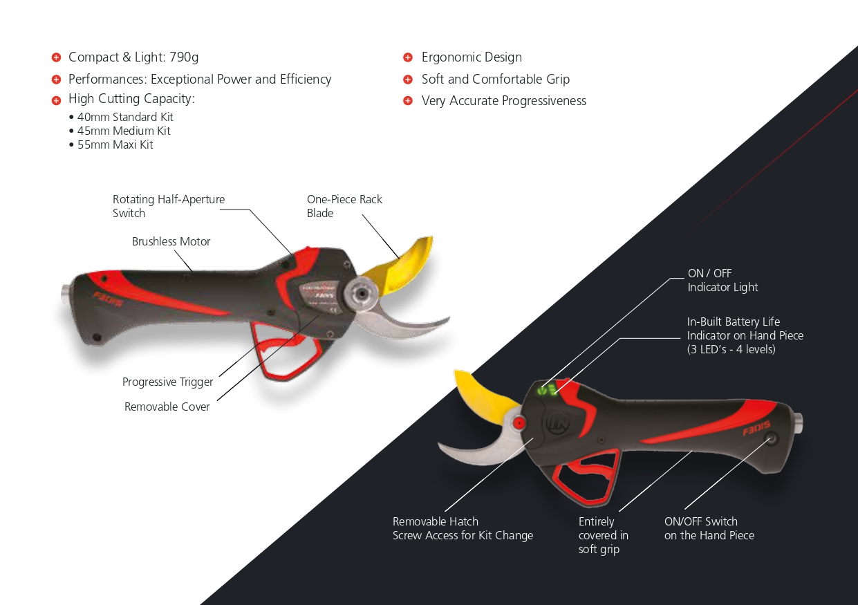 INFACO F3015 Electric Pruning Shears image 8