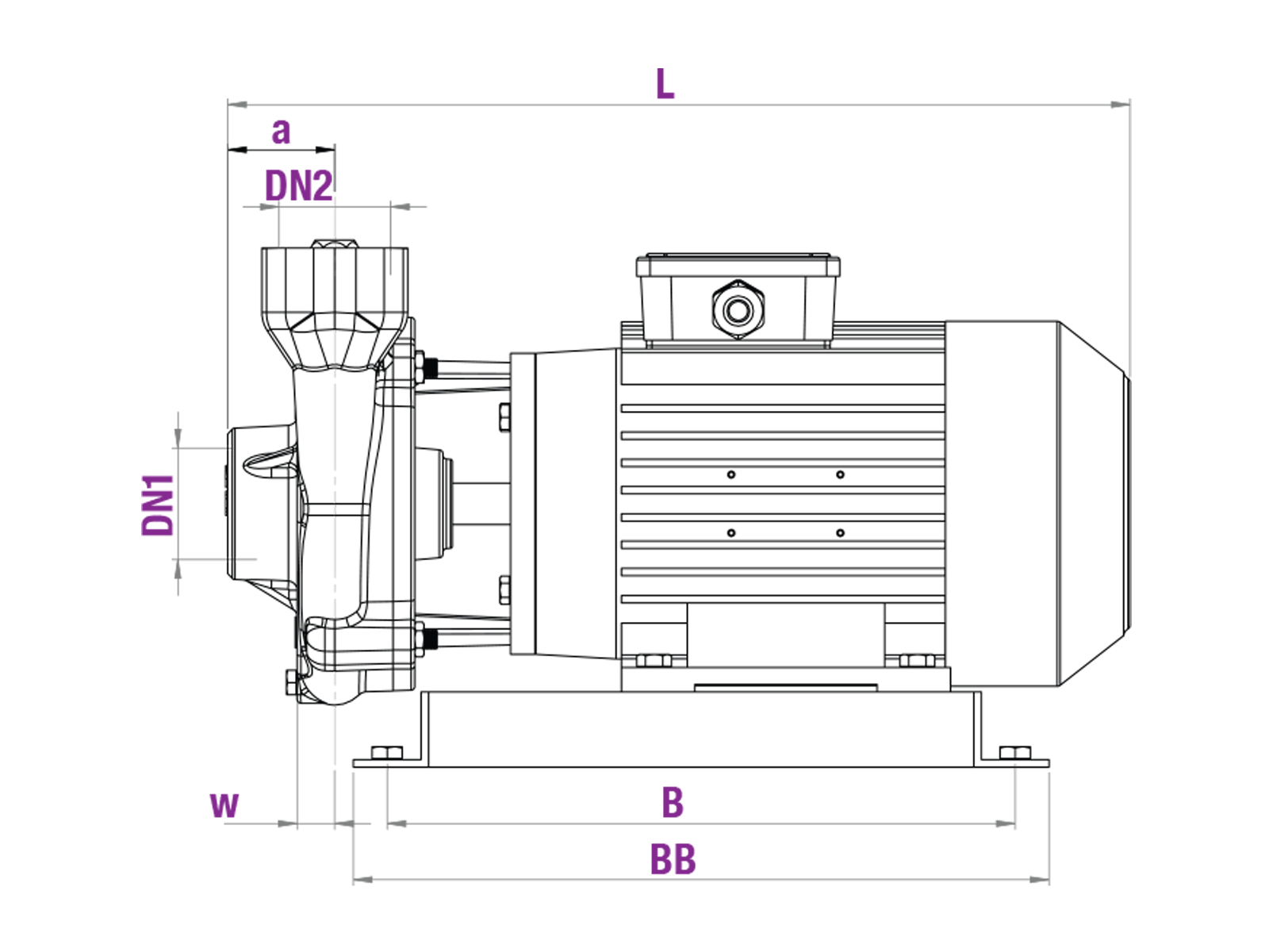 TSL - 50 Three Phase Monoblock Electro-Pumps image 2