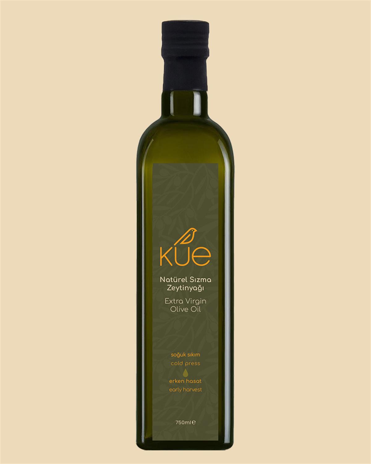 KUE 750 ml Award Winning Early Harvest Cold Pressed Extra Virgin Olive Oil image 1