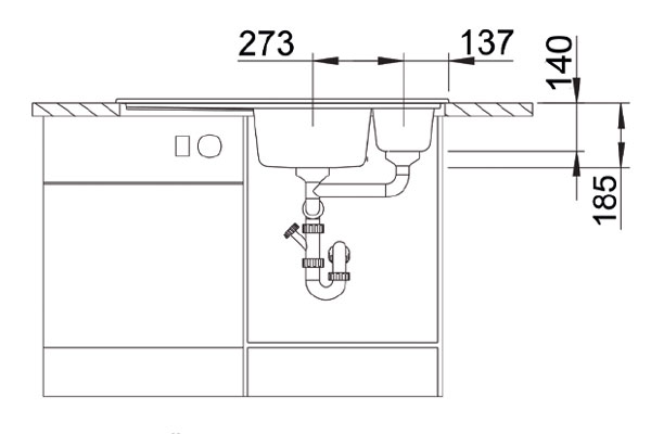 PUREL 6 S Ceramic Sink image 7