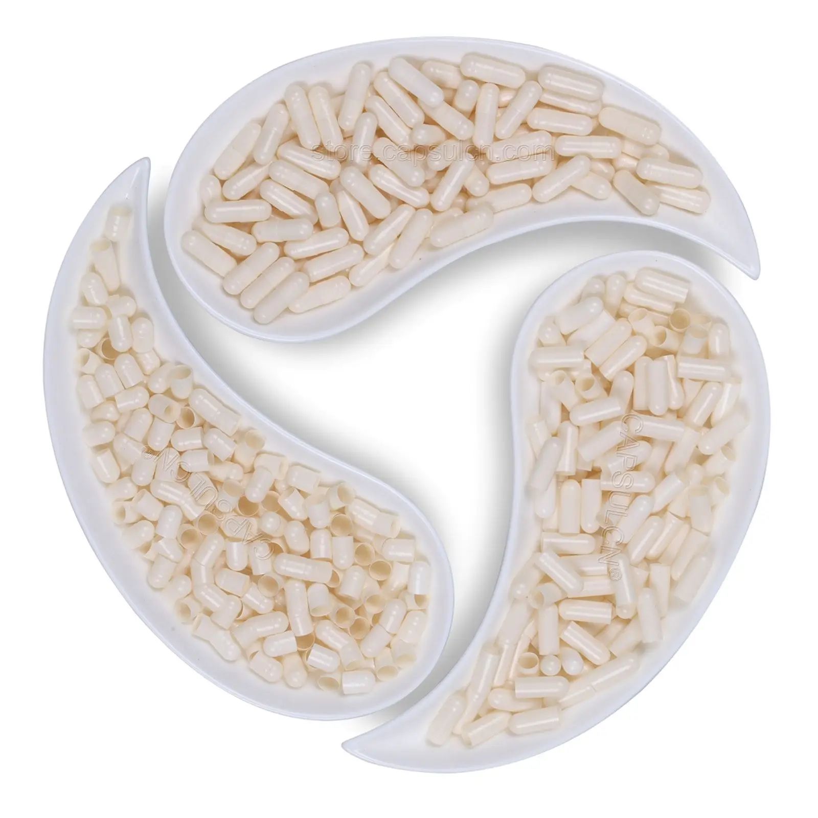 Size 00 White Empty Enteric Coated Capsules image 3